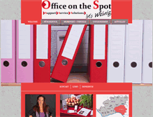 Tablet Screenshot of office-on-the-spot.de